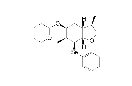 (1R,3S,4S,5S,6S,9R)-4,9-Dimethyl-5-(phenylseleno)-3-(tetrahydropyran-2-yloxy)-7-oxabicyclo[4.3.0]nonane