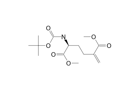 (2S)-2-(tert-butoxycarbonylamino)-5-methylene-adipic acid dimethyl ester