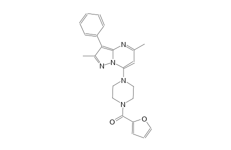 7-[4-(2-furoyl)-1-piperazinyl]-2,5-dimethyl-3-phenylpyrazolo[1,5-a]pyrimidine