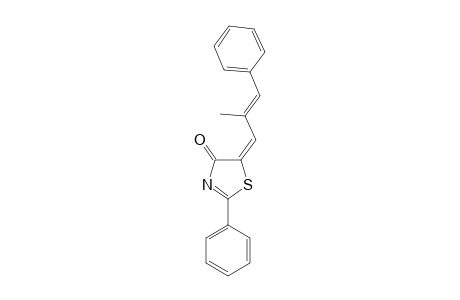 5-(2-Benzylidenepropylidene)-2-phenyl-2-thiazolin-4-one