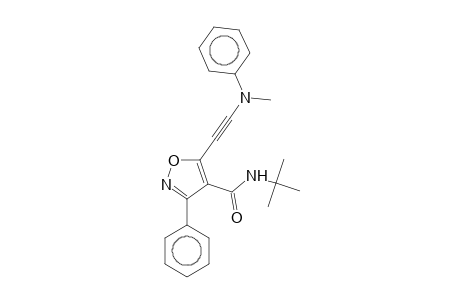 Isooxazole, 5-[methyl(phenyl)aminoethyinyl]-3-phenyl-4-t-butyl-aminocarbonyl-
