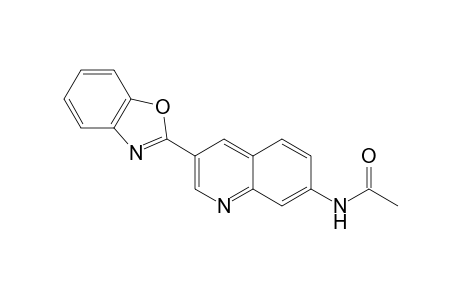 7-Acetamido-3-benzoxazol-2-ylquinoline