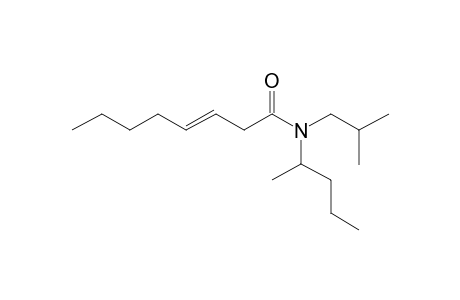 oct-3-Enoylamide, N-(2-pentyl)-N-isobutyl-