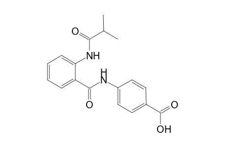 4-{[2-(isobutyrylamino)benzoyl]amino}benzoic acid