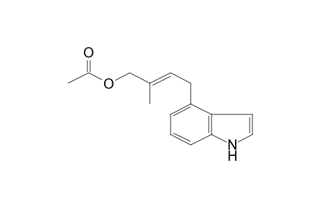 Acetic acid, 4-(1H-indol-4-yl)-2-methyl-but-2-enyl ester