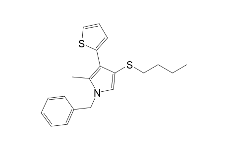 1-Benzyl-4-butylthio-2-methyl-3-(2-thienyl)pyrrole