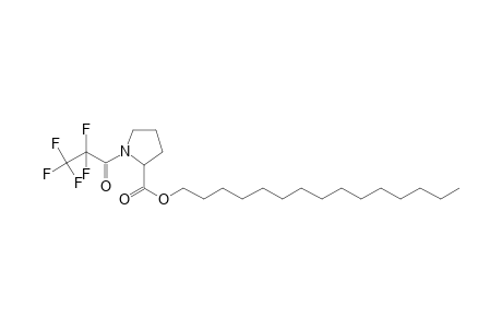 L-Proline, N-pentafluoropropionyl-, pentadecyl ester