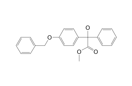 Benzeneethanoic acid, 4-benzyloxy-A-hydroxy-A-phenyl-, methyl ester