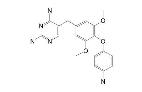 2,4-Diamino-5-[3,5-dimethoxy-4-[p-aminophenoxy]benzyl]pyrimidine