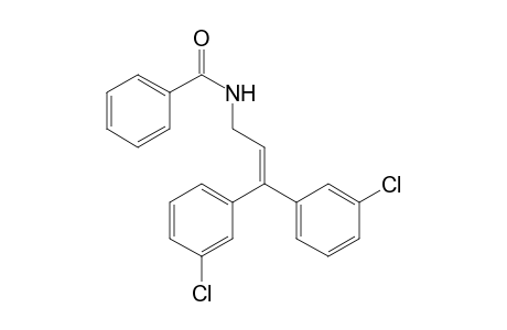 N-Benzoyl-3,3-bis(3-chlorophenyl)prop-2-en-1-ylamine