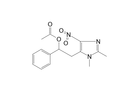 1,2-dimethyl-4-nitro-α-phenylimidazole-5-ethanol, acetate(ester)