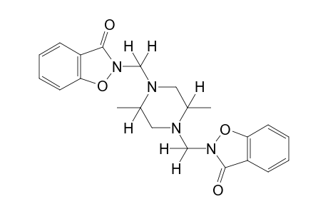 2,2'-[(2,5-dimethyl-1,4-piperazinediyl)dimethylene]bis-1,2-benzisoxazolin-3-one