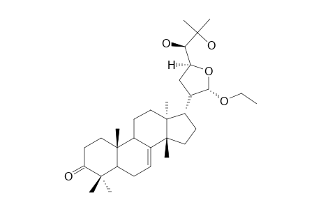 21R,23R-EPOXY-21-ALPHA-ETHOXY-24S,25-DIHYDROXYAPOTIRUCALL-7-EN-3-ONE