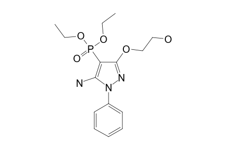 [5-AMINO-3-(2-HYDROXYETHOXY)-1-PHENYL-1H-PYRAZOL-4-YL]-PHOSPHONIC-ACID-DIETHYLESTER