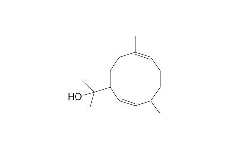 4,10-Dimethyl-7-(1'-methyl-1'-hydroxyethyl)-cyclodeca-1(10),5-diene