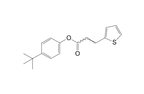 2-thiopheneacrylic acid, p-tert-butylphenyl ester