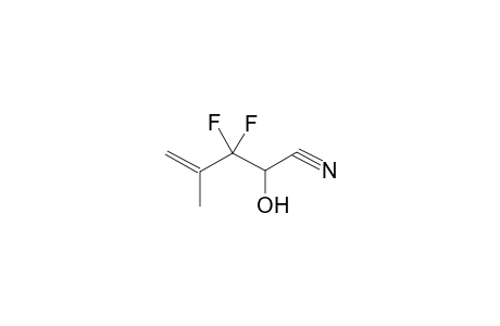 3,3-DIFLUORO-2-HYDROXY-4-METHYL-4-PENTENENITRILE