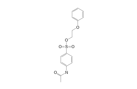 p-acetamidobenzenesulfonic acid, 2-phenoxyethyl ester