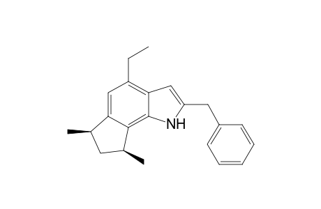 (6R,8S)-2-Benzyl-4-ethyl-6,8-dimethyl-1,6,7,8-tetrahydro-1-aza-as-indacenein