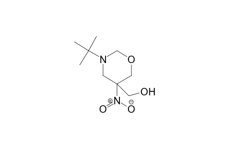 3-TERT.-BUTYL-5-HYDROXYMETHYL-5-NITROTETRAHYDRO-1,3-OXAZINE