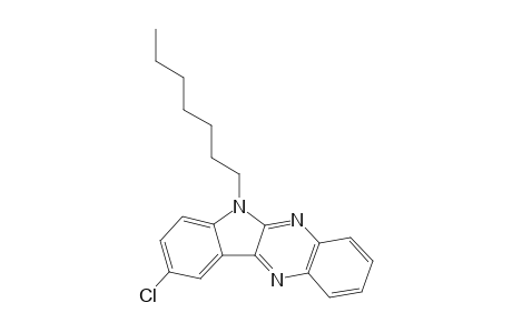 9-chloro-6-heptyl-6H-indolo[2,3-b]quinoxaline