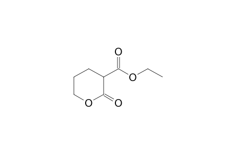 2-oxotetrahydro-2H-pyran-3-carboxylic acid, ethyl ester