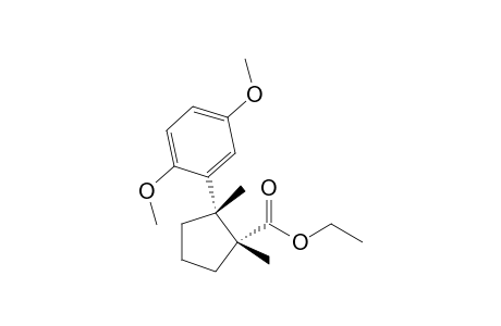 cis-Ethyl 2-(2,5-Dimethoxyphenyl)-1,2-dimethylcyclopentanecarboxylate