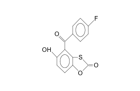 4-(PARA-FLUOROBENZOYL)-5-HYDROXY-1,3-BENZOXATHIOL-2-ONE