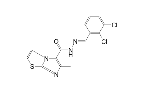 imidazo[2,1-b]thiazole-5-carboxylic acid, 6-methyl-, 2-[(E)-(2,3-dichlorophenyl)methylidene]hydrazide