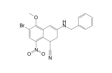 3-(Benzylamino)-6-bromo-5-methoxy-8-nitro-3-oxo-1,2,-dihydro-1-naphthalenecarbonitrile