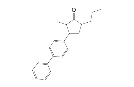 2-Methyl-3-(4-phenylphenyl)-5-propyl-1-cyclopentanone