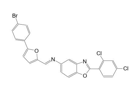 N-{(E)-[5-(4-bromophenyl)-2-furyl]methylidene}-2-(2,4-dichlorophenyl)-1,3-benzoxazol-5-amine