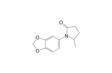 1-(Benzo[d][1,3]dioxol-5-yl)-5-methylpyrrolidin-2-one