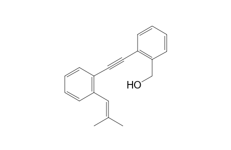 (2-((2-(2-Methylprop-1-en-1-yl)phenyl)ethynyl)phenyl)methanol