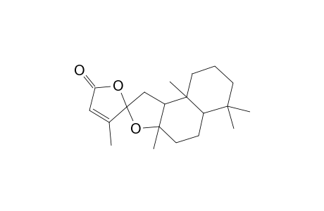 Spiro[furan-2(5H),2'(1'H)-naphtho[2,1-b]furan]-5-one, 3'a,4',5',5'a,6',7',8',9',9'a,9'b-decahydro-3,3'a,6',6',9'a-pentamethyl-, [2'S-(2'.alpha.,3'a.alpha.,5'a.beta.,9'a.alpha.,9'b.beta.)]-