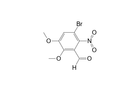 5-Bromo-2,3-dimethoxy-6-nitrobenzaldehyde