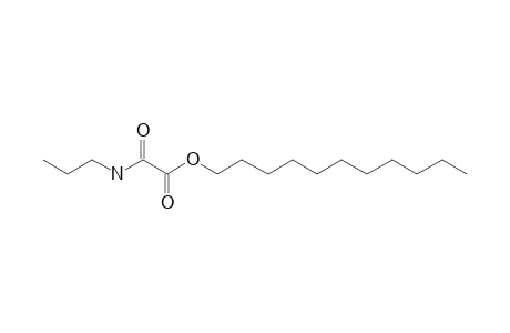 Oxalic acid, monoamide, N-propyl, undecyl ester