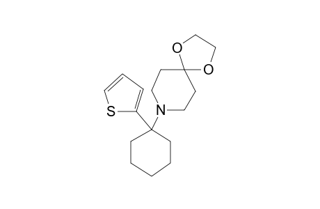 Piperidine, 4,4-ethylenedioxy-1-[1-(thiophene-2-yl)cyclohexyl]-