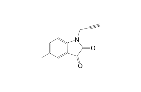 5-Methyl-1-prop-2-ynyl-indole-2,3-dione