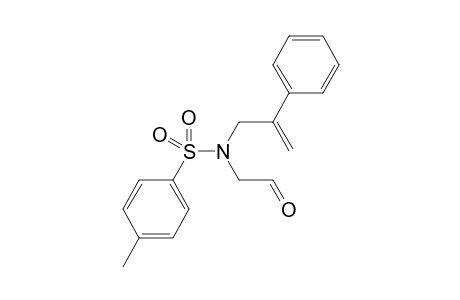 4-Methyl-N-(2-oxoethyl)-N-(2-phenylallyl)benzenesulfonamide