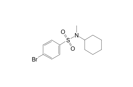 4-Bromo-N-cyclohexylbenzenesulfonamide, N-methyl-