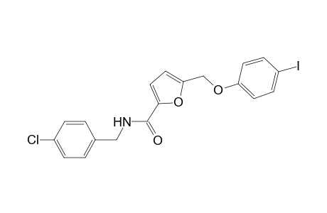 N-(4-chlorobenzyl)-5-[(4-iodophenoxy)methyl]-2-furamide