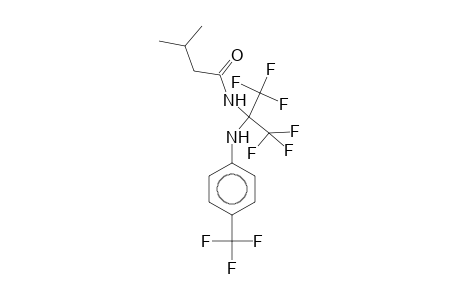 1,1,1,3,3,3-Hexafluoro-2-isovaleramido-2-[4-(trifluoromethyl)anilino]propane