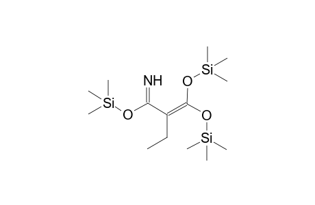 Monoamidoethylmalonic acid, O,O,O'-tris(trimethylsilyl)-