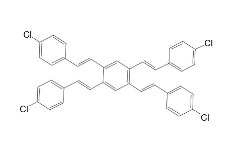 1,2,4,5-tetrakis((E)-4-chlorostyryl)benzene