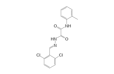 2-[(2E)-2-(2,6-Dichlorobenzylidene)hydrazino]-N-(2-methylphenyl)-2-oxoacetamide