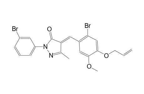 (4E)-4-[4-(allyloxy)-2-bromo-5-methoxybenzylidene]-2-(3-bromophenyl)-5-methyl-2,4-dihydro-3H-pyrazol-3-one