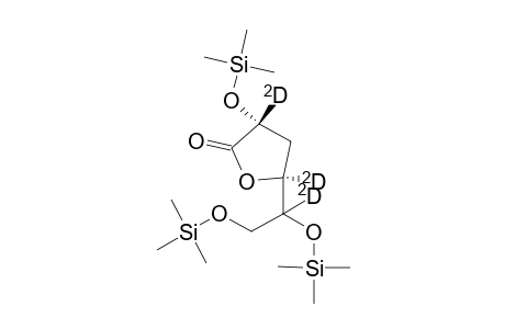 Tristrimethylsilyl 3-deoxy-D-ribo-hexono-1,4-lactone-D3