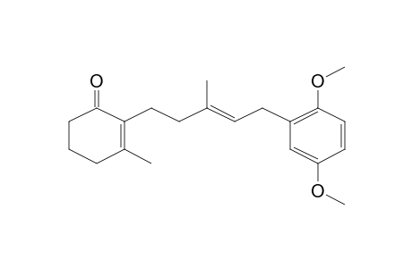 2-[5-(2,5-Dimethoxy-phenyl)-3-methyl-pent-3-enyl]-3-methyl-cyclohex-2-enone