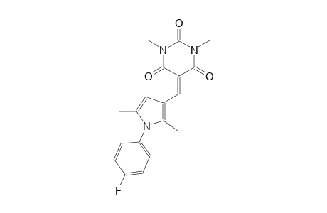 5-{[1-(4-fluorophenyl)-2,5-dimethyl-1H-pyrrol-3-yl]methylene}-1,3-dimethyl-2,4,6(1H,3H,5H)-pyrimidinetrione